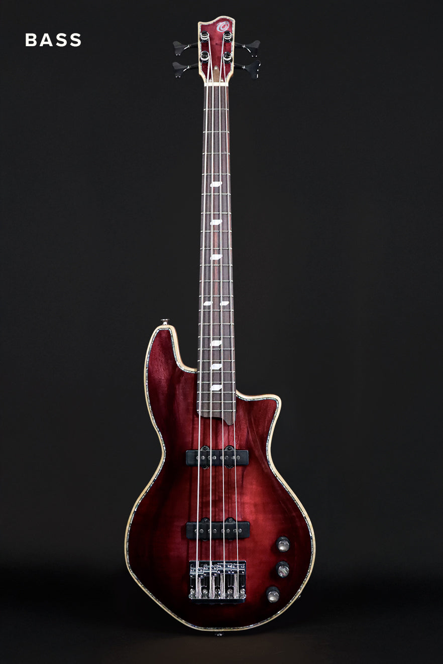 OHANA ELECTRIC BASS Wine Red