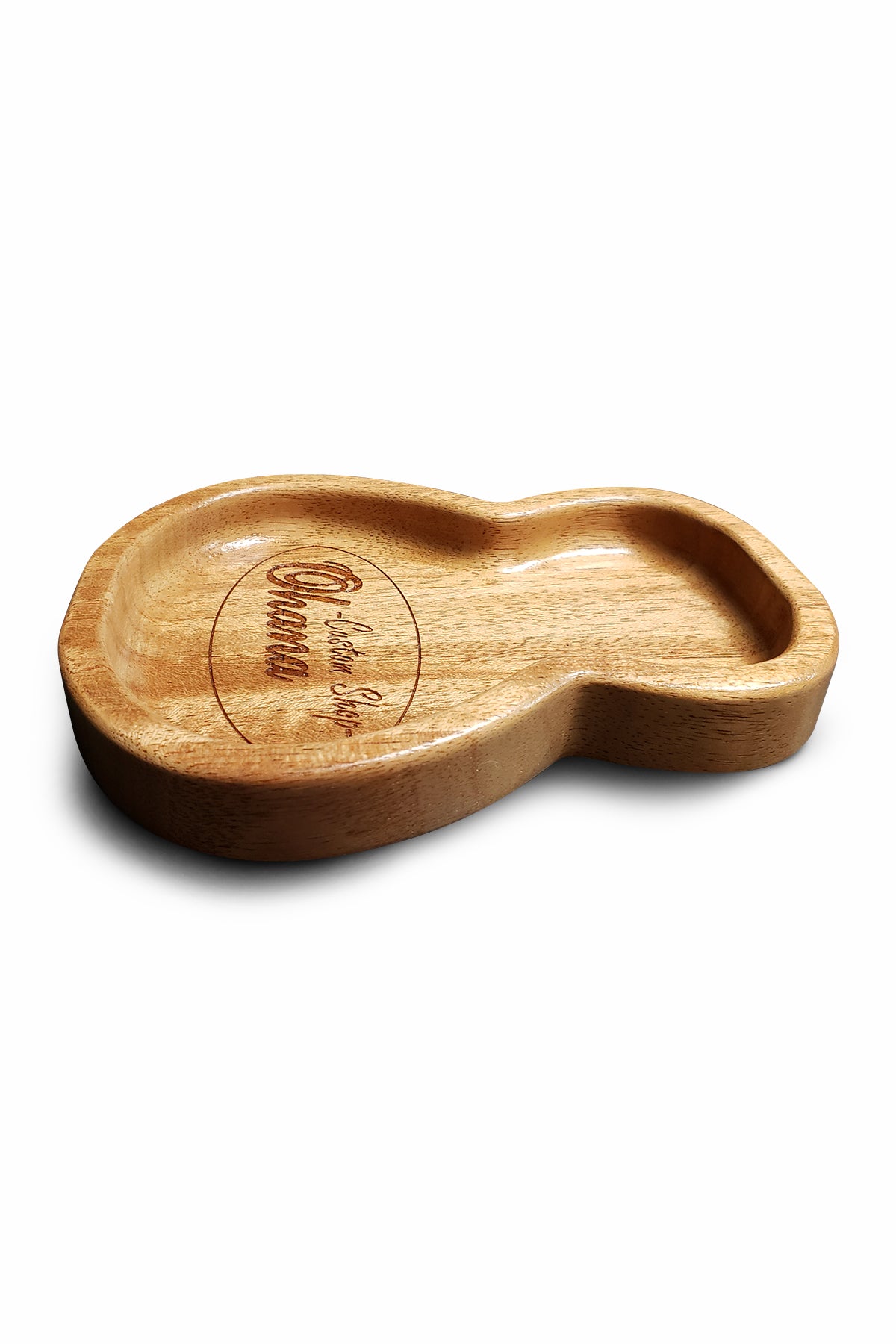 Solid Mahogany Ukulele-shaped Wooden Tray