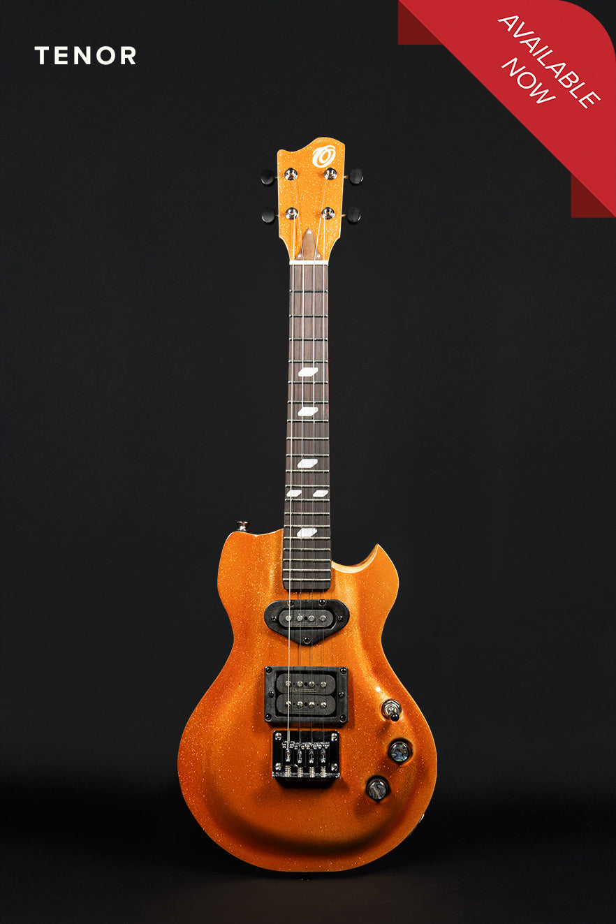 Cosmic Orange Metal Flake Tenor
